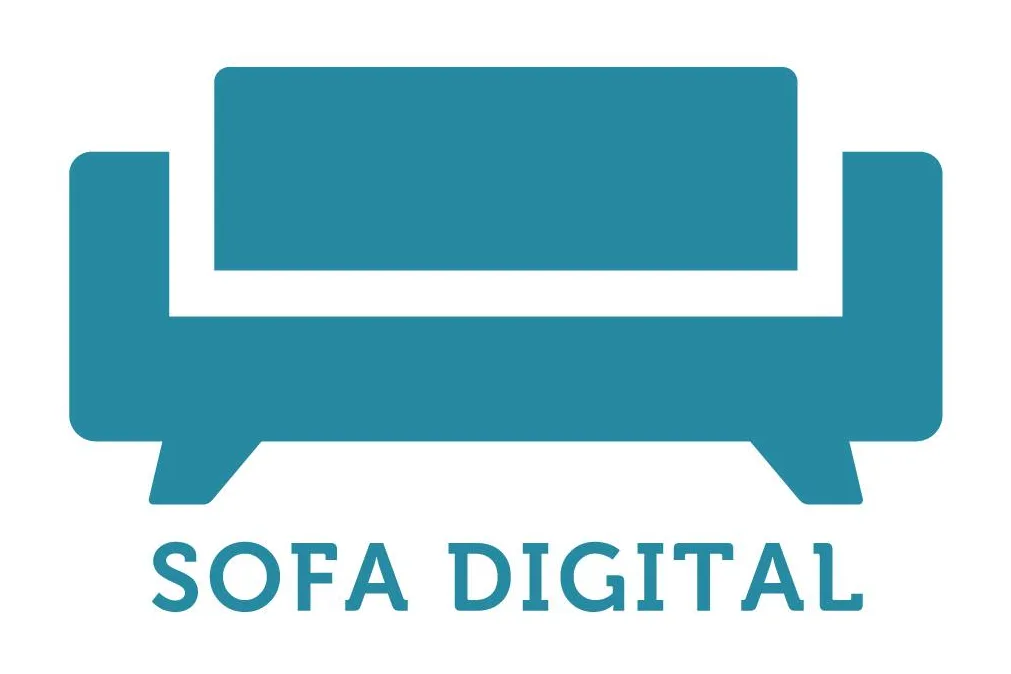 Primeiro logo da Sofa Digital, que usamos por anos nas redes sociais (crédito: divulgação / Sofa Digital)

