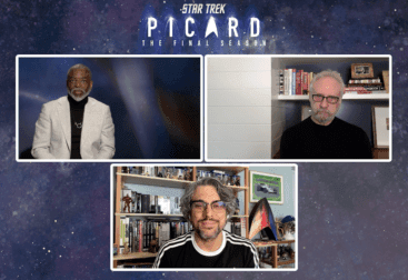 Renan Martins Frade entrevistando LeVar Burton (La Forge) e Brent Spiner (Data) sobre 'Star Trek: Picard' para o Omelete